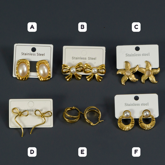 Anti-Tarnish Earrings - UBK3169