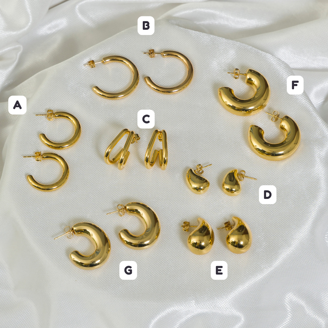 Anti-Tarnish Earrings - UBK3270