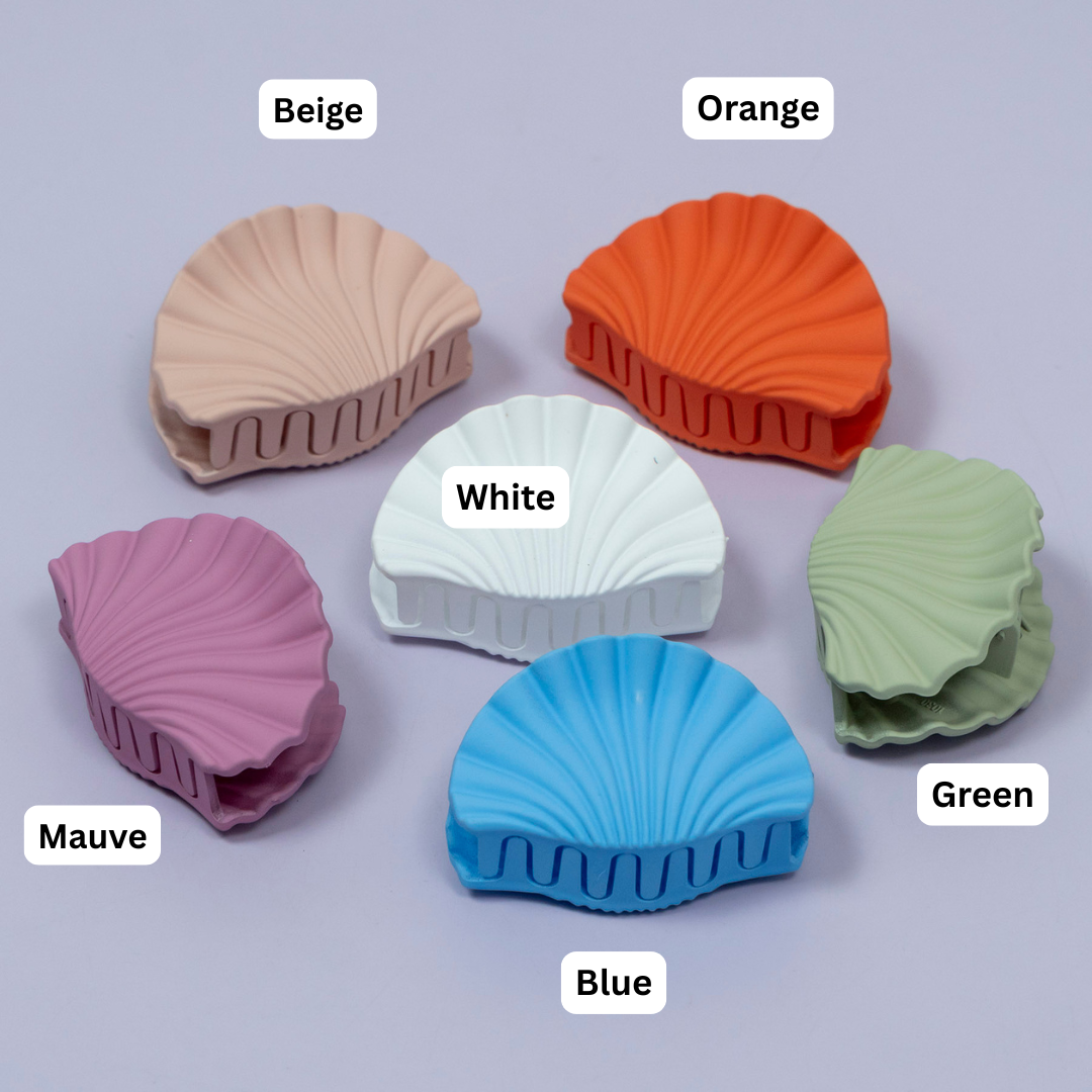 Shell Textured Hair Claw Clip (1Dz) - UBKWS2190