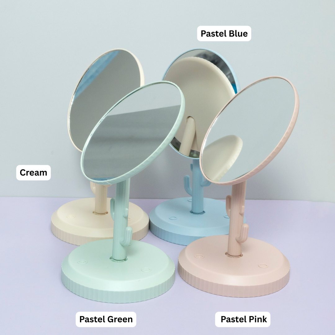 Cute Pastel Tabletop Standing Mirror (6Pcs) - UBKWS2275