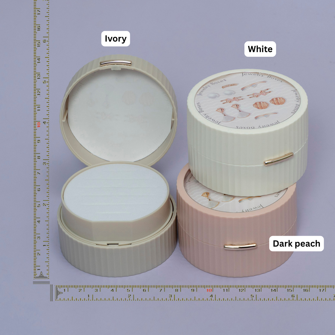 Cute Round Jewellery Storage Box (6Pcs) - UBKWS2277