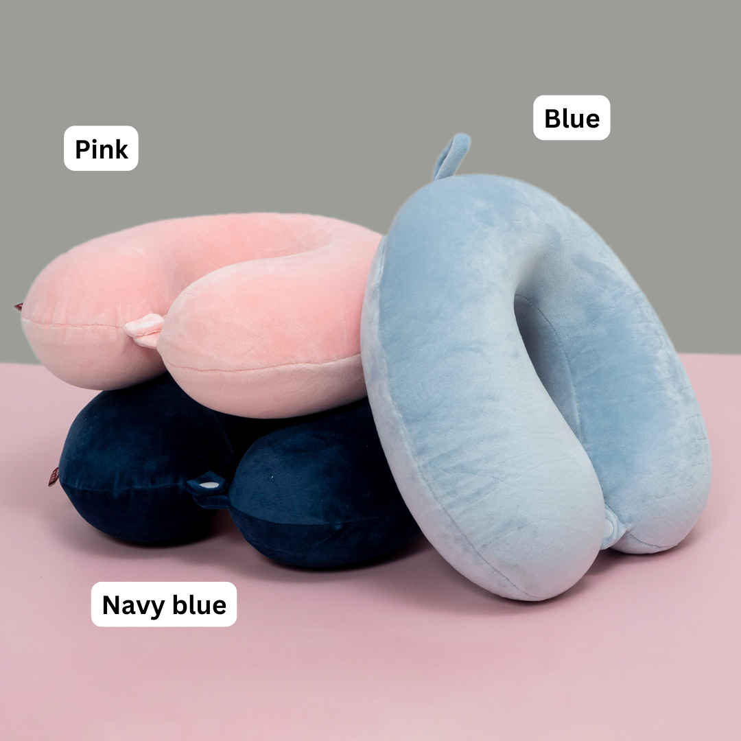 Soft Plush U-Shape Travel Neck Pillow (6Pcs) - UBKWS2284