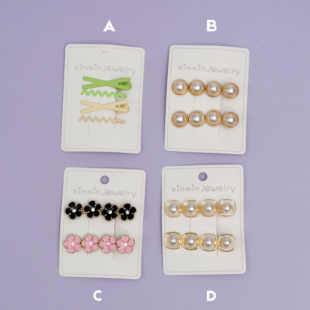Designer hair pins (12 Cards) - UBKWS989