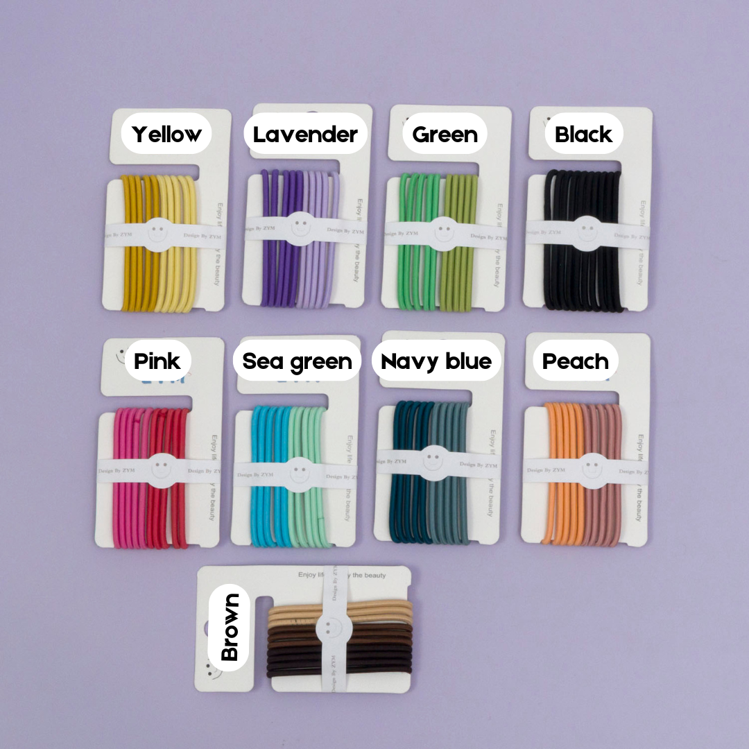 Thin hair ties (12 Cards) - UBKWS939