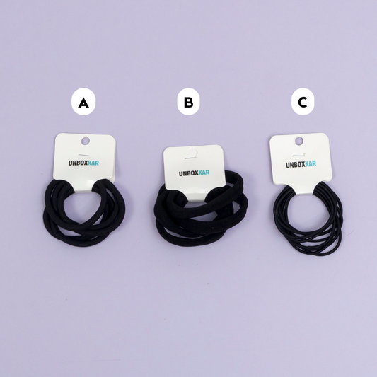 Daily wear hair ties (12 Bunch) - UBKWS952