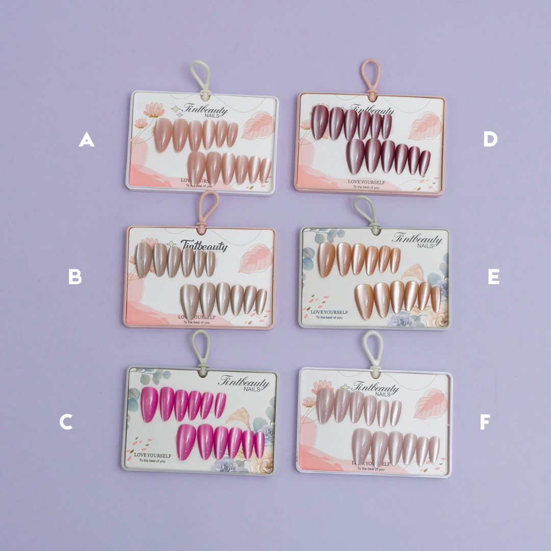 Glossy Artificial nails (12 Cases) - UBKWS923