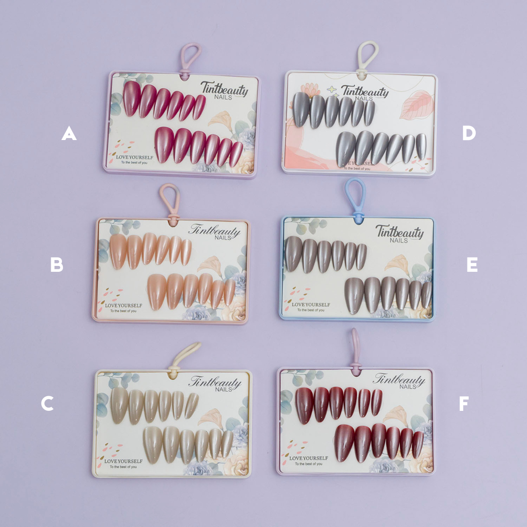 Glossy Artificial nails (12 Cases) - UBKWS924