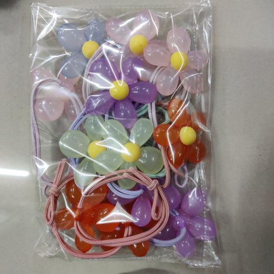 Daisy Elastic Hair Tie (1Dz) - UBKWS2583
