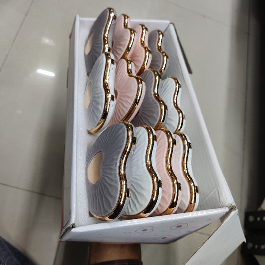 Heart Shape Compact Mirror (1Dz) - UBKWS2250