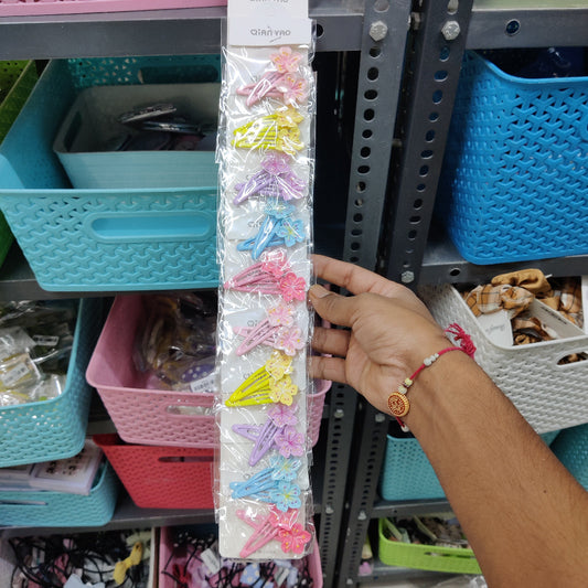 Blossom Snap Hair Clip (10 Pair) - UBKWS2563