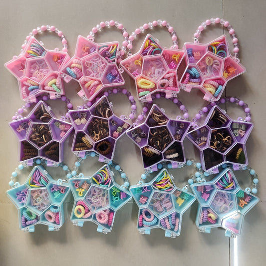 Star Shape Kids Hair Accessories Organizer Set (1Dz) - UBKWS2381