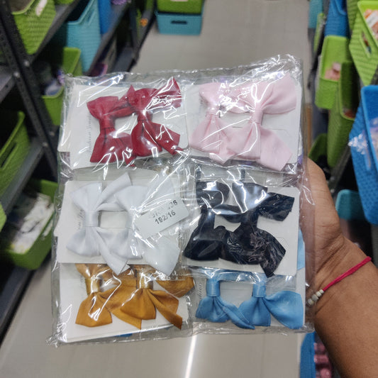 Bow Shaped Alligator pin ( Pack of 12 ) - UBKWS36