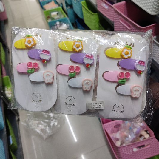 Cute Cartoon Hair Clips Set (1Dz) - UBKWS2228