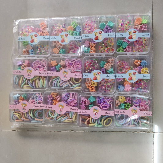 Kids Hair Accessories Storage Box Set (1Dz) - UBKWS2386