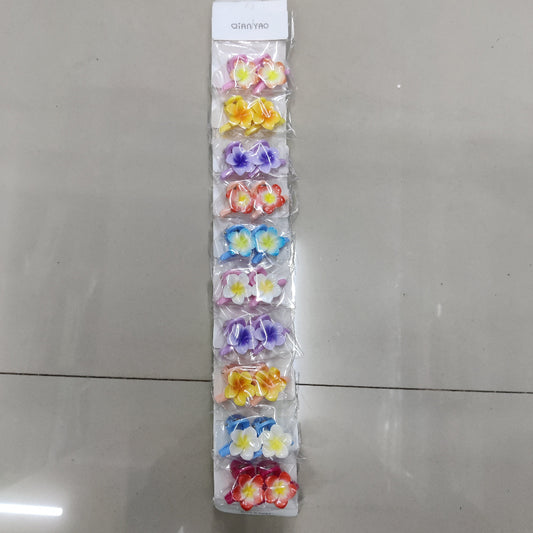 Mini Flower Hair Claw (10 Pairs) - UBKWS2538