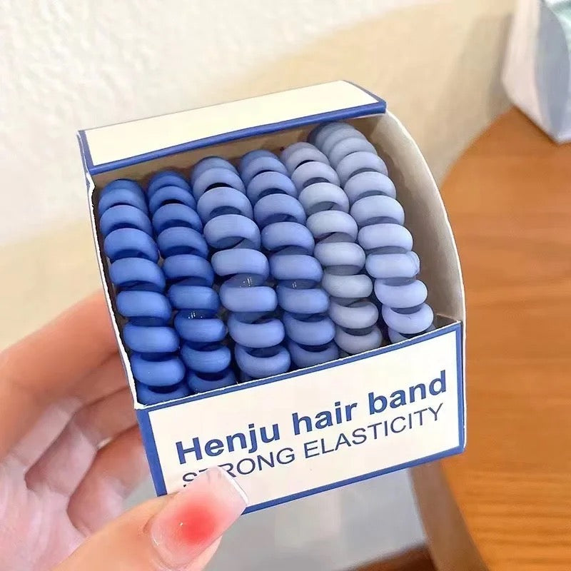 Spiral Hair Rubber Band ( Pack of 12 ) - UBKWS381