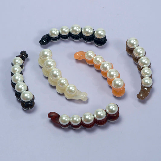 Flower Banana Clip (12 Pcs) - UBKWS1090