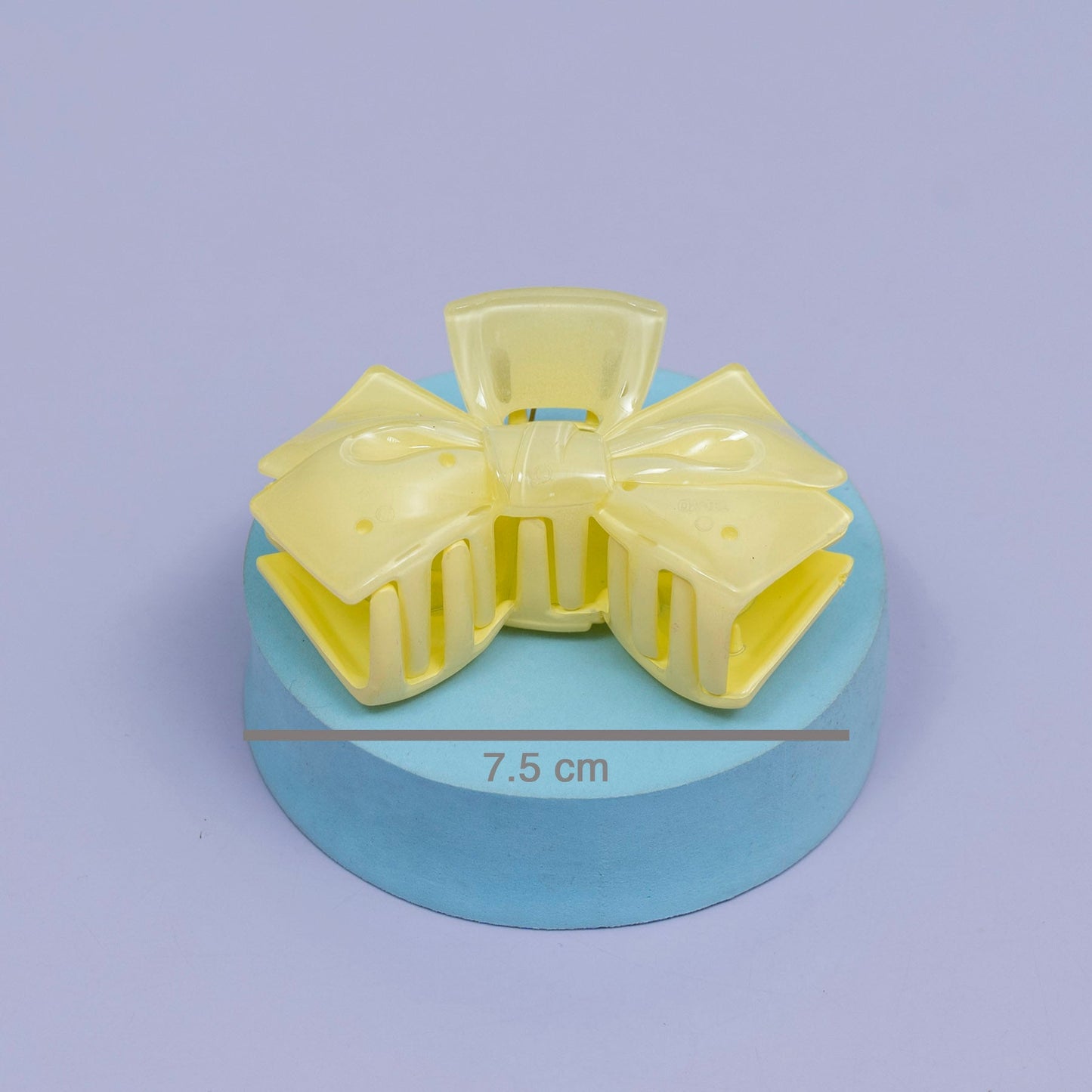 Glossy Pastel Bow Hair Claw (1Dz) - UBKWS2466