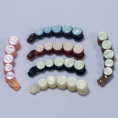 Shiny Charm Banana Clip (12Pcs) - UBKWS1092