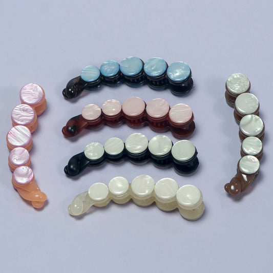 Shiny Charm Banana Clip (12Pcs) - UBKWS1092