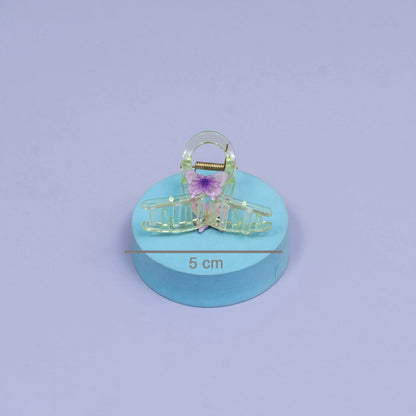 Butterfly Transparent Mini Hair Claw (1Dz).- UBKWS2417