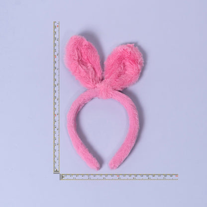 Furry Bunny Ear Headband (12Pcs) - UBWS1238