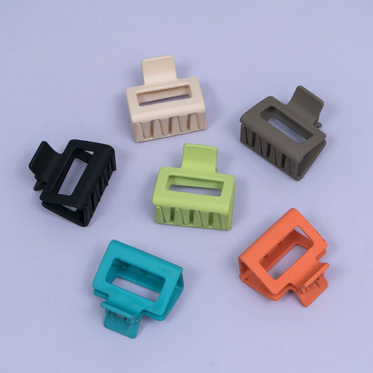 Matte Square Cut-Out Hair Claw (1Dz) - UBKWS2418