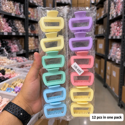 Pastel medium hair claw (1Dz) - UBKWS4324