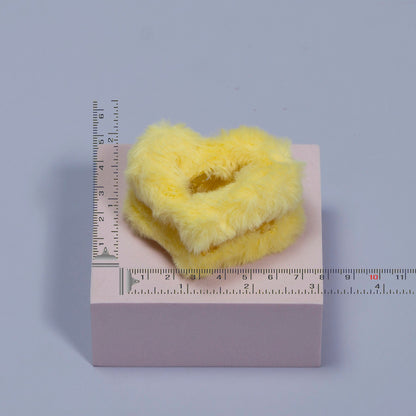 Heart Shape Fur Hair Claw (12Pcs) - UBKWS1098