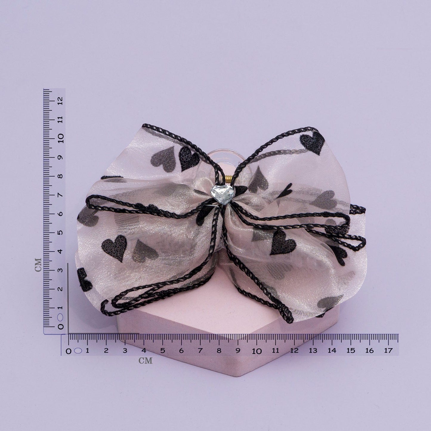 Shimmer Bow Hair Claw (12 Pcs) - UBKWS971