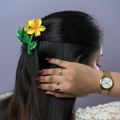 Tropical Flower Hair Claw (1Dz) - UBKWS2423