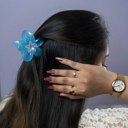 Glossy Blossom Hair Claw (1Dz) - UBKWS2424