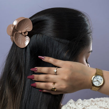 Glossy Orchid Hair Claw – (1Dz) - UBKWS2425
