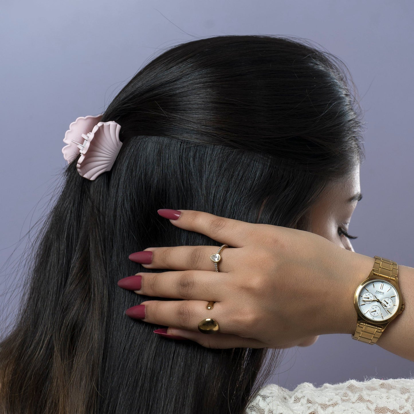 Matte Shell Mini Hair Claw (1Dz) - UBKWS2427