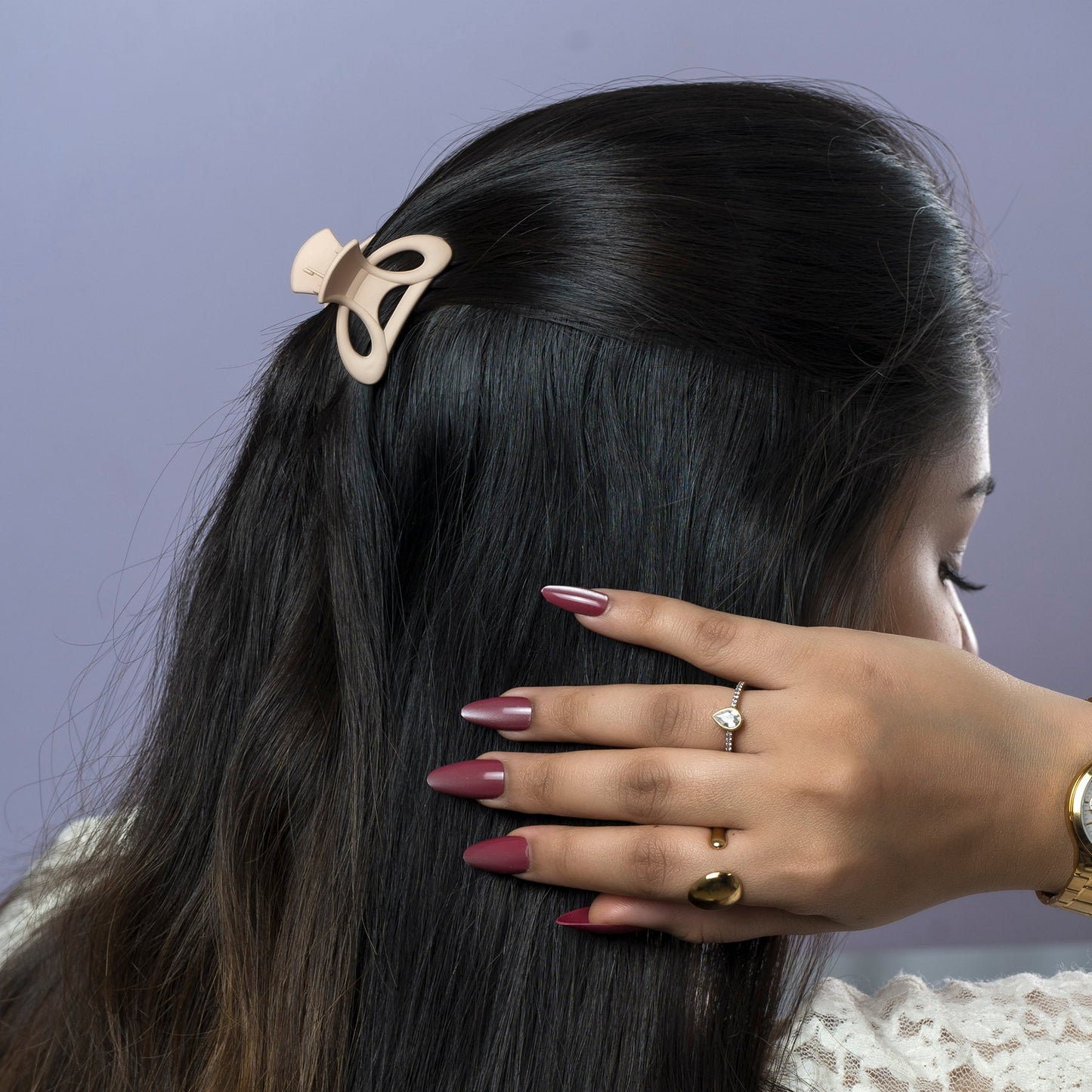 Matte Shell Mini Hair Claw (1Dz) - UBKWS2429