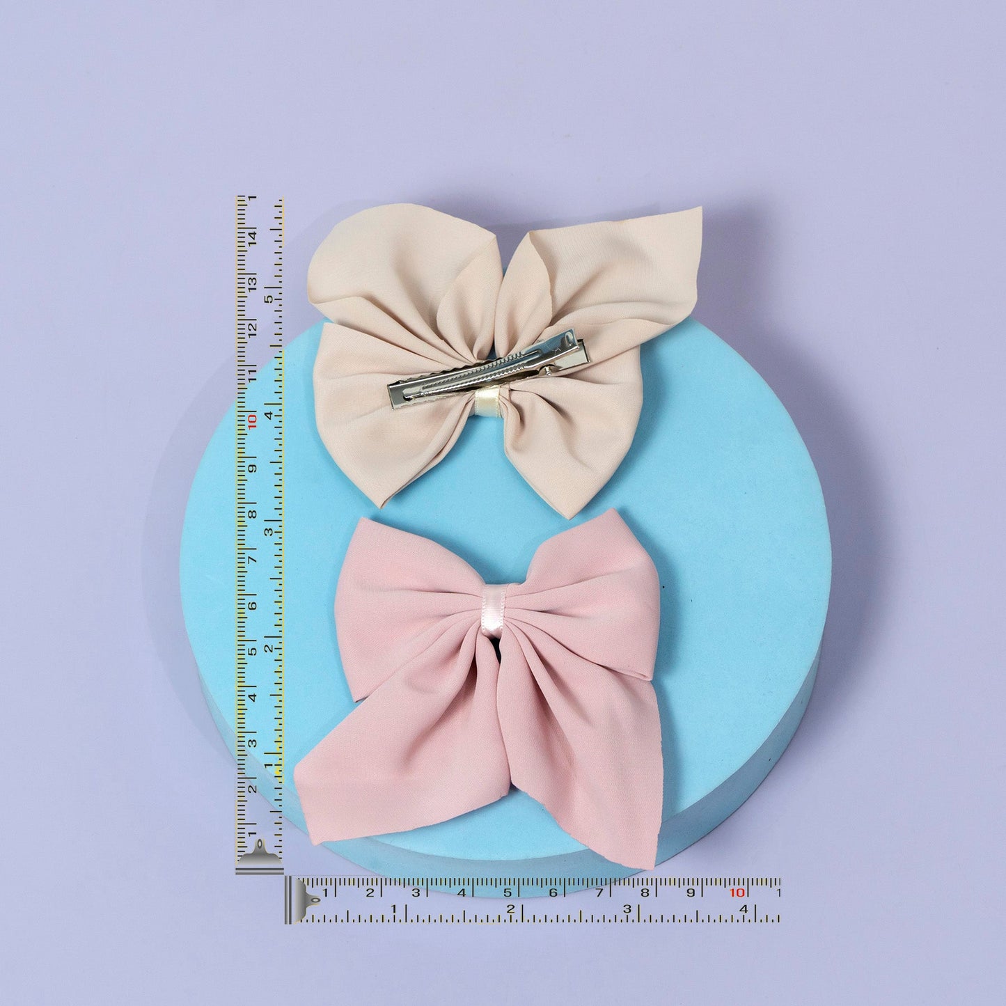 Large Soft Bow Hair Clip (12Pcs) - UBKWS1239