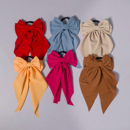 XL Hair bow (Hair tie) (1Dz) - UBKWS2363