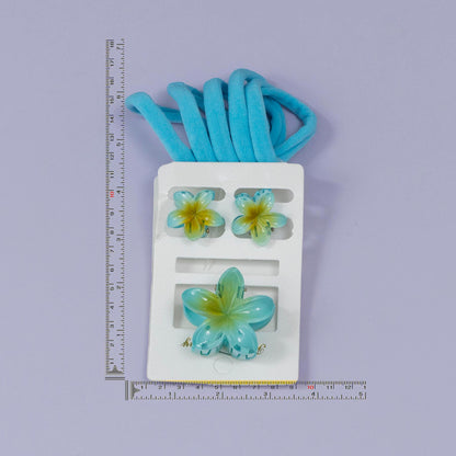 Floral Charm Hair Accessory Combo (12 Sets) - UBKWS1169