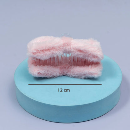 Fluffy Bow Hair Claw (1Dz) – UBKWS2664