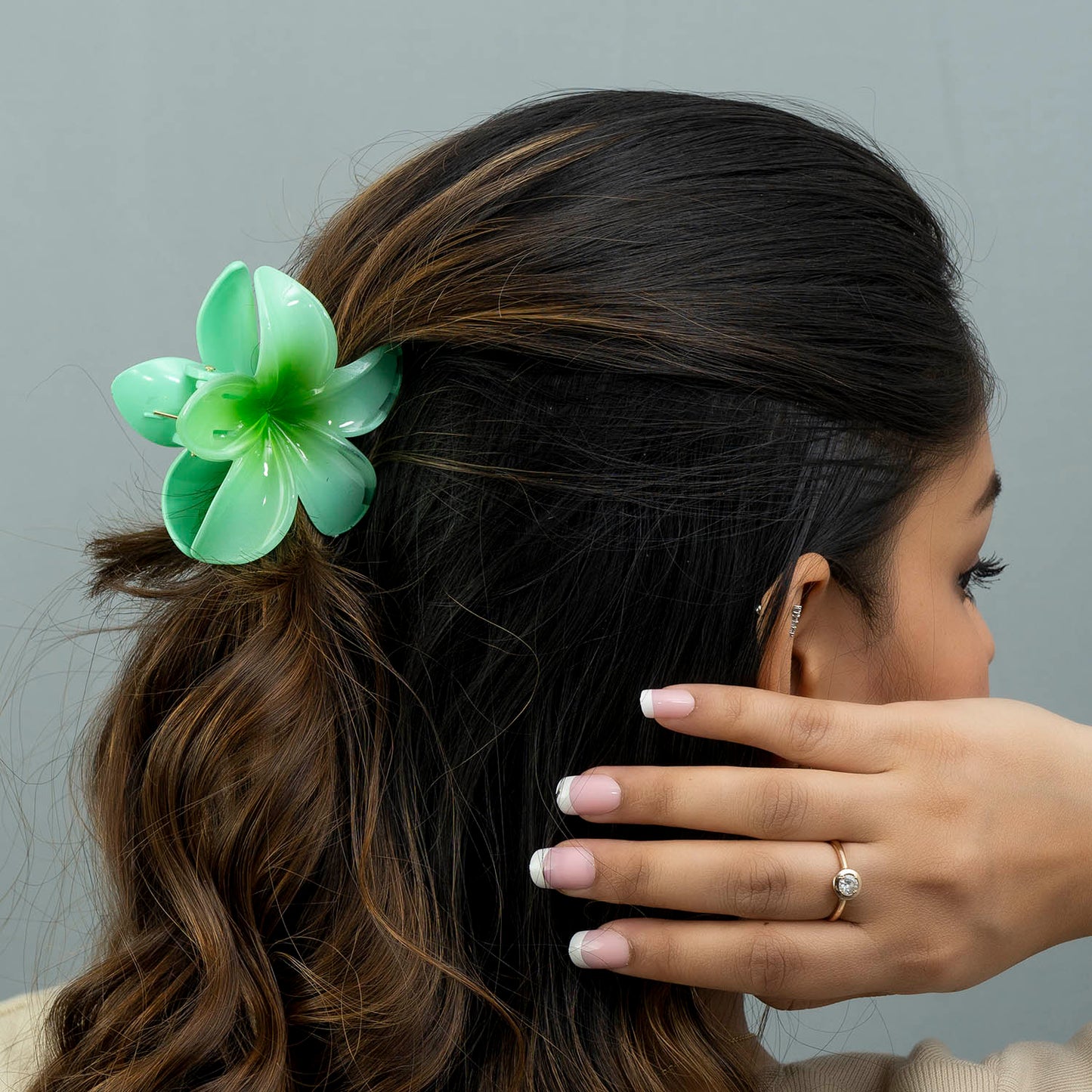 Hawaii flower hair claw (Pack of 12) - UBKWS827