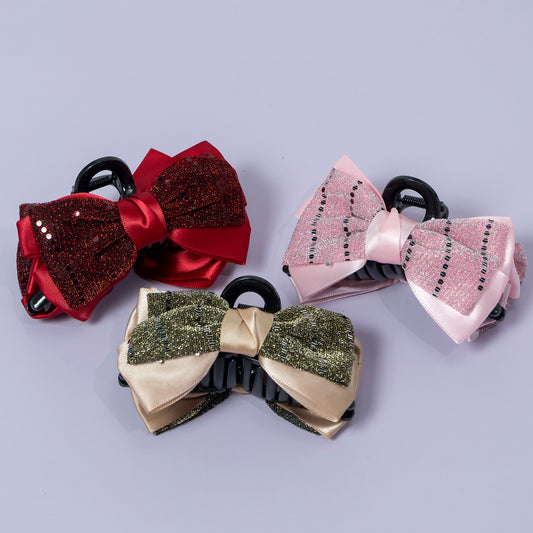 Sequin Bow Clutcher (12Pcs) - UBKWS1240