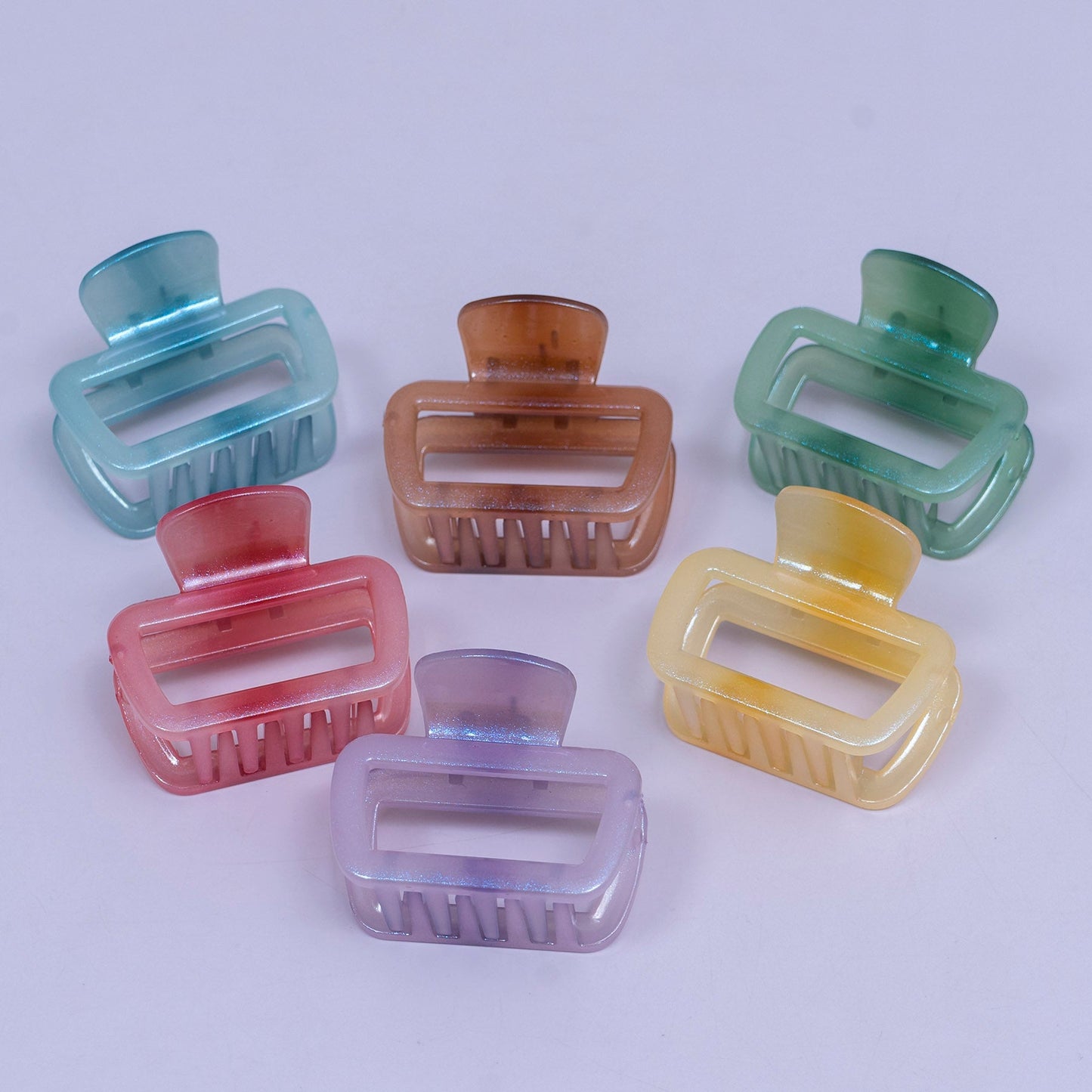 Glossy Rectangle Hair Claw (1Dz) - UBKWS2432