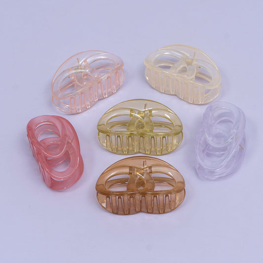 Glossy Oval Hair Claw (1Dz) - UBKWS2433