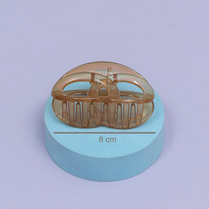 Glossy Oval Hair Claw (1Dz) - UBKWS2433