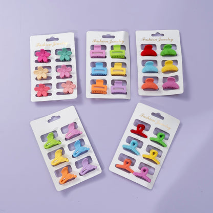 Matt mini hair claw set (Pack of 12) - UBKWS642