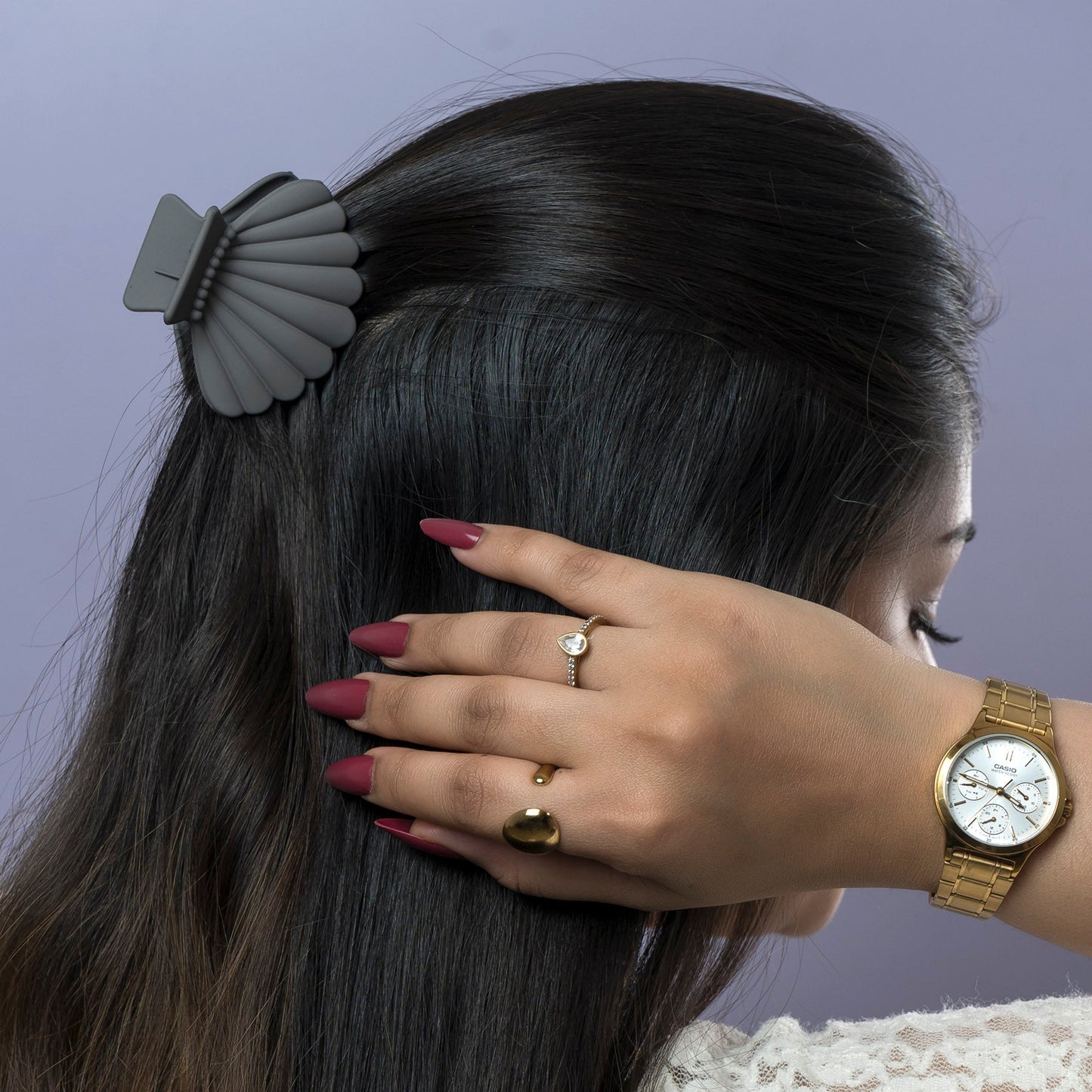 Matte Shell Hair Claw (1Dz) - UBKWS2434