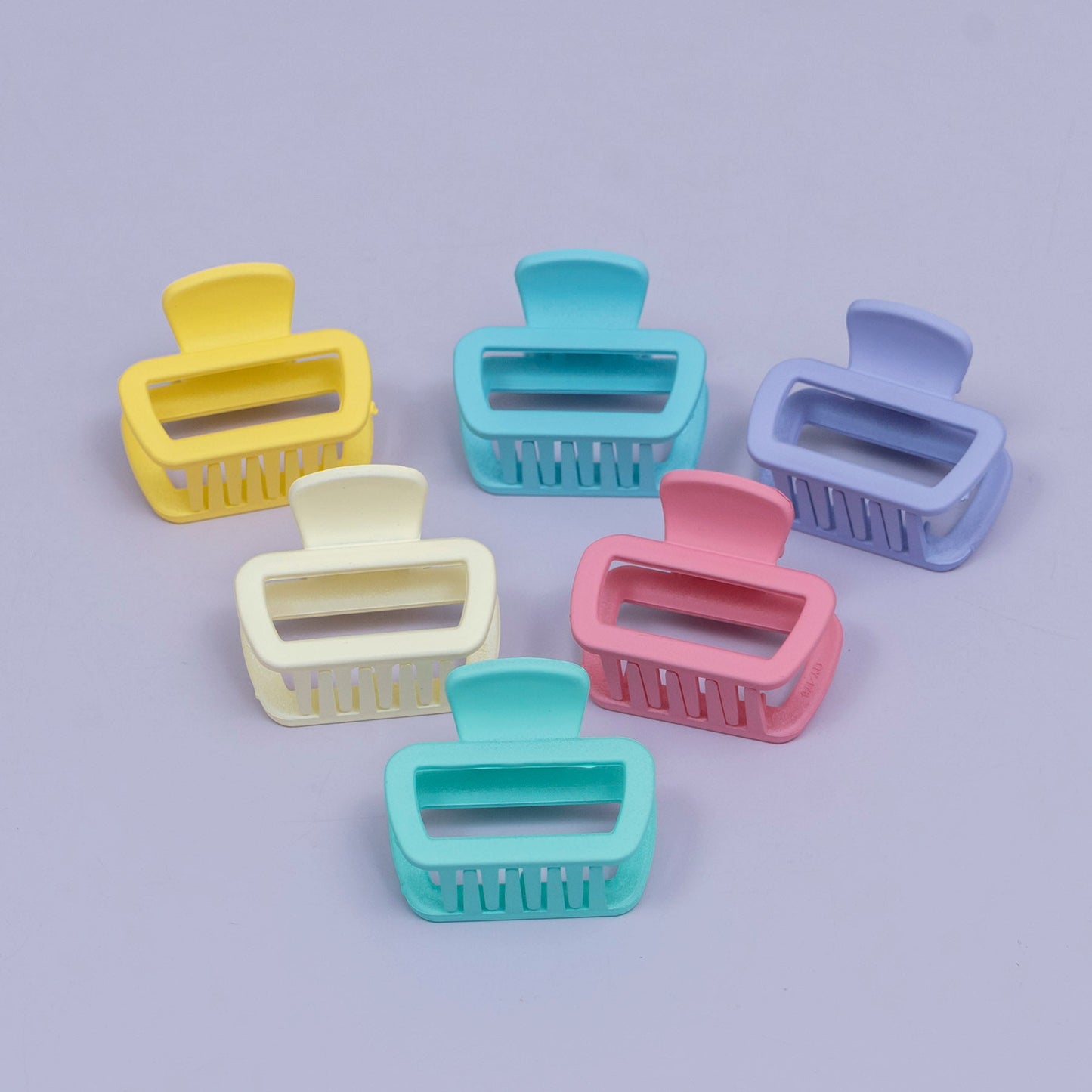 Matte Rectangle Mini Hair Claw (1Dz) - UBKWS2435