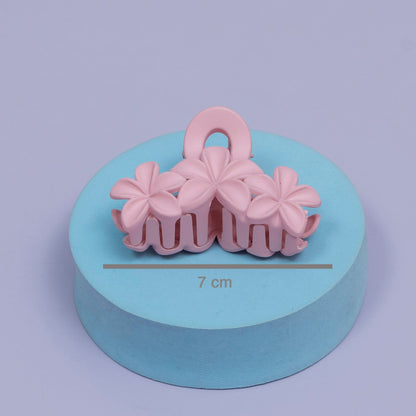 Matte Triple Flower Hair Claw (1Dz) - UBKWS2436