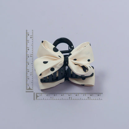 Polka Dot Bow Hair Claw (12 Pcs) - UBKWS1110