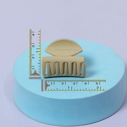 Matte Rectangle Mini Hair Claw (12Pcs) - UBKWS1268